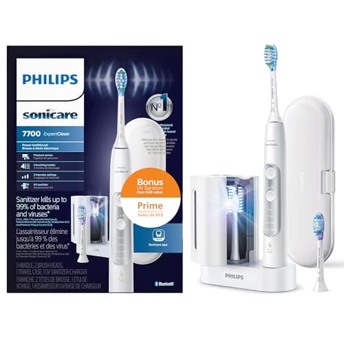 Philips Sonicare ExpertClean 7700 with UV Sanitizer