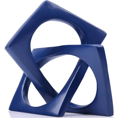 Marble Aesthetic Knot Tabletop Sculpture - White, 6 in. - Perfect Touch ...
