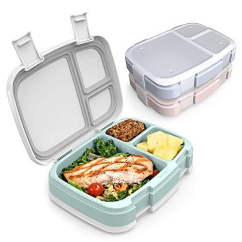 Bentgo Fresh (Blue) New & Improved Leak-Proof, Versatile 4-Compartment ...