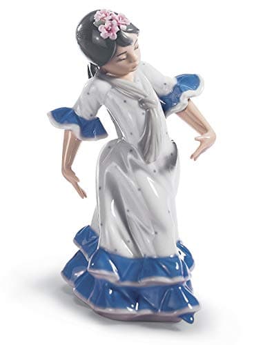 Amazon.com: LLADRÓ Lolita Flamenco Dancer Girl Figurine. Red. Porcelain ...