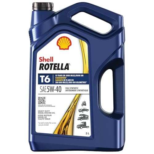 Shell Rotella T6 Full Synthetic 5W-40 Diesel Engine Oil