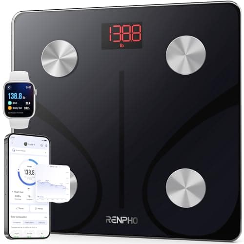 RENPHO Smart Scale for Body Weight, FSA HSA Eligible, Digital Bathroom ...