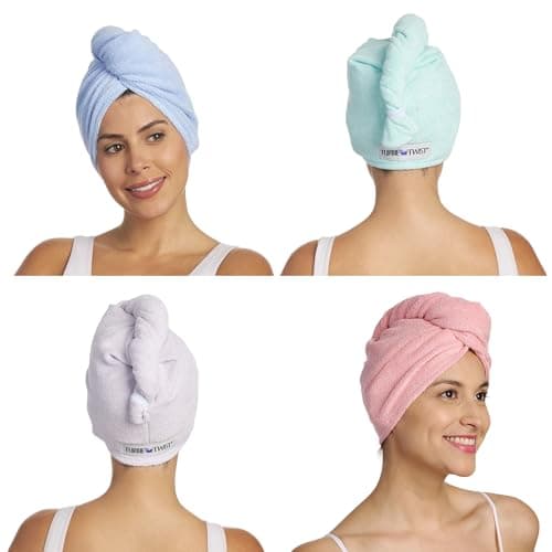 Turbie Twist serviette en microfibre pour cheveux