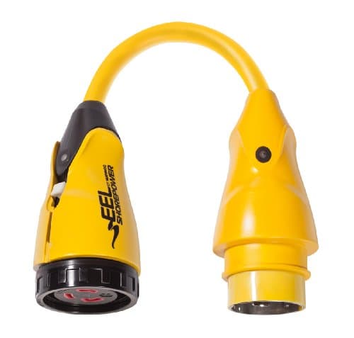 Adaptateur pigtail Marinco 50 A 125/250 V vers 30 A 125 V