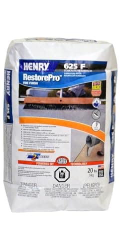 Henry HENRY 16363 Concrete Resurfacer, Solid, Gray, 20 lb Bag 16363 | Zoro