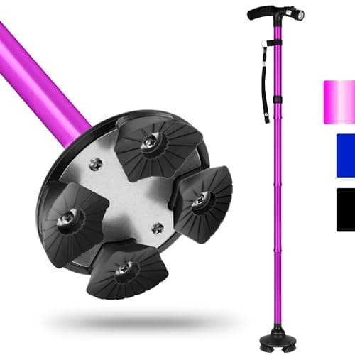 Folding Cane with Light - Collapsible Walking Support — Vive Health