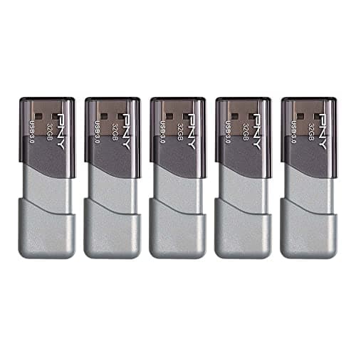 PNY Elite Turbo Attache 3 32GB USB 3.0 Flash Drive, High-Speed Memory ...