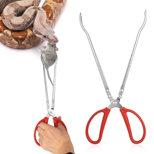 SNAKE FEEDING TONGS,15 Inch Reptile Feeding Tongs,Extra Long Large ...