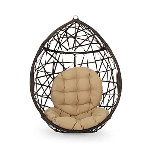 Christopher Knight Home Wicker Tear Drop Hanging Chair