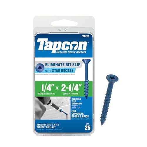 Ancrage à clou Tapcon