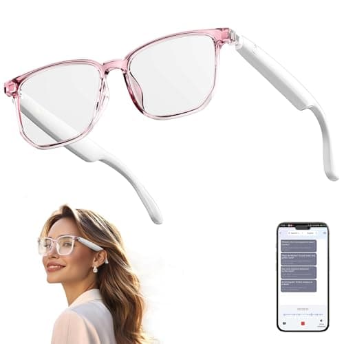 AI Smart Glasses, Bluetooth 5.4 Tran…