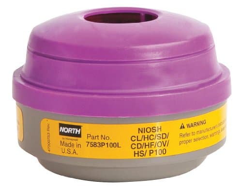 Honeywell North N75003L cartouche pour vapeurs organiques et gaz acides