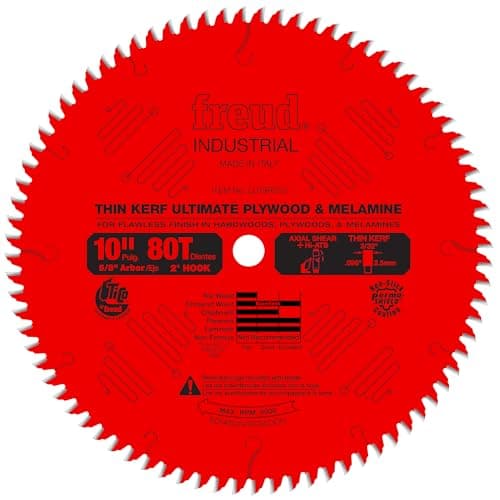 Freud LU79R010 Thin Kerf Ultimate Plywood & Melamine Saw Blade