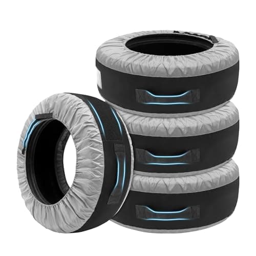 Tire Cover, Seasonal Tire Storage Bags Fits up to Diameter 32" Tires ...
