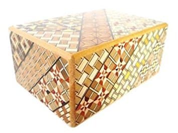 Japanese Puzzle Boxes Yosegi Puzzle Box 4 Sun 4 Steps Puzzles - Walmart.com