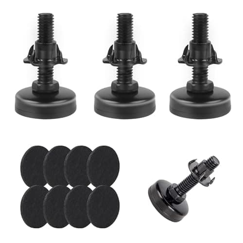 Furniture Levelers, 8Pcs M8x16 - Adjustable Furniture Leveling Feet ...