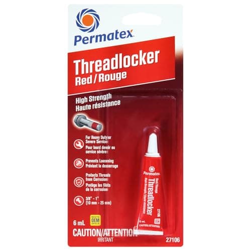 Permatex High Strength Threadlocker Red