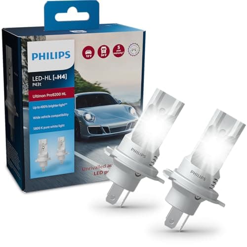 Philips 11972U90CWX2 Ultinon PRO 9000 H7 Car LED Headlight Bulb (Set of ...