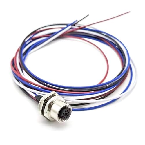 Connecteur passe-paroi M12 Amphenol LTW