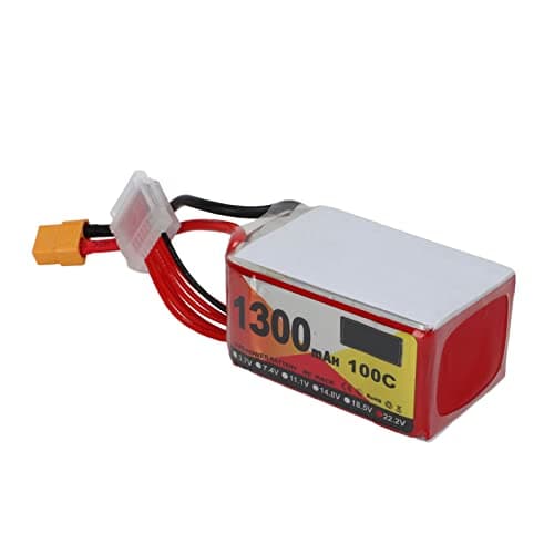 RDQ Series 22.2V 6S 1300mAh 100C LiPo Battery - XT60