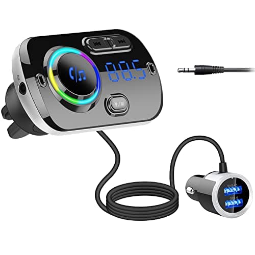 Comsoon Bluetooth FM Transmitter, Bluetooth Receiver MP3 Player ...