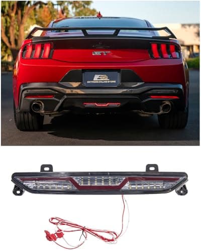 Mustang EOS Performance Version 2 Package Rear Diffuser; Glossy Black ...