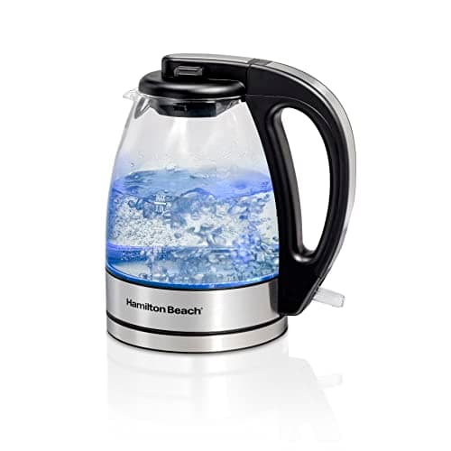 Hamilton Beach 1.7 Liter Iridescent Glass Kettle - 41055 ...