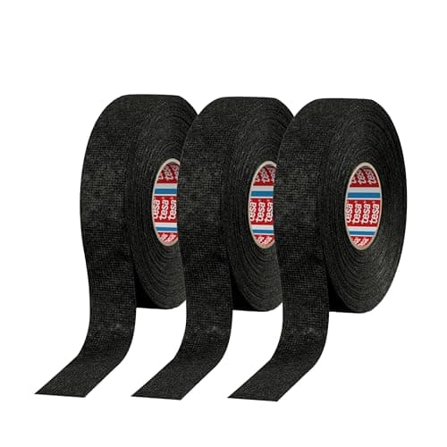 tesa 51026 PET Cloth Wire Harness Tape [Flame Retardant]: 1 in. x 27.3 ...