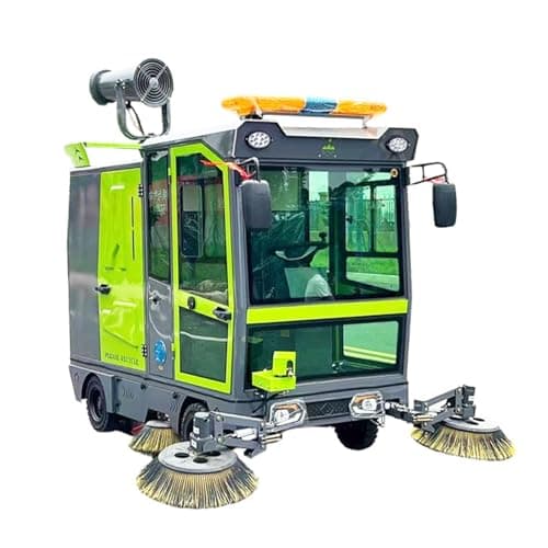 Tennant S30 Sweeper with Operator Cabin | Diesel Gas Powered Sweeper
