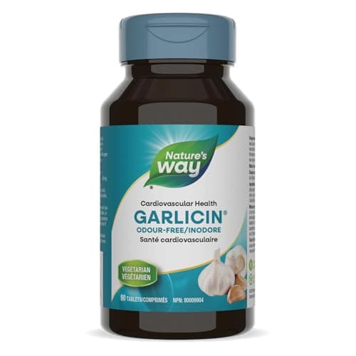 Amazon.com: Nature's Way Garlicin Cardio Premium Herbal Healthy ...