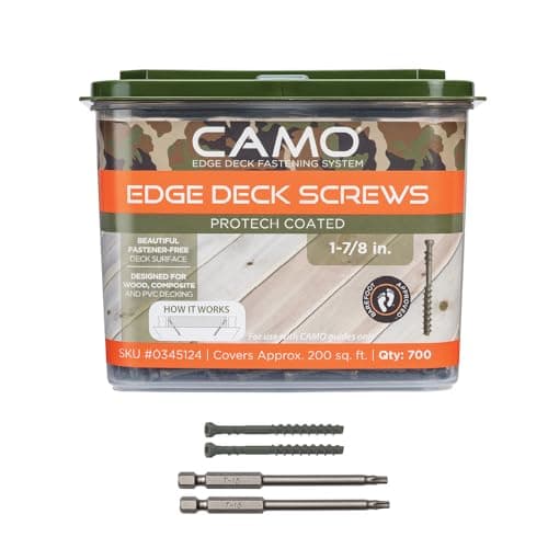 Reviews for CAMO 2-3/8 in. Exterior Decking Screw - Edge Hidden Deck ...