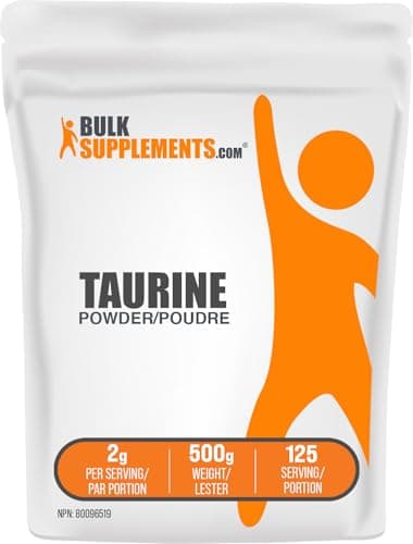 Amazon.com: BULKSUPPLEMENTS.COM Taurine Powder - Taurine Supplement ...
