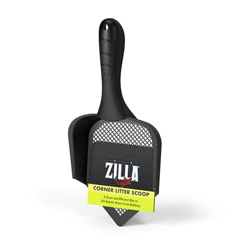Zilla Corner Litter Scoop Black 4 1/2" — Jungle Bobs Reptile World