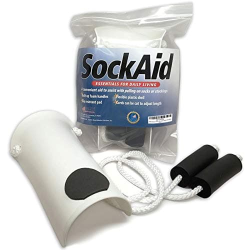 Deluxe Sock Aid with Foam Handles :: put on socks, stockings without ...