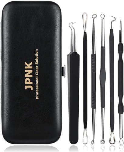 Amazon.com: Pimple Popper Tool Kit,Blackhead Remover Tool 6 Pcs ...