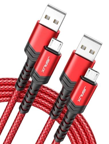 Amazon.com: JSAUX Mini USB Cable[2-Pack 3.3ft+6.6ft], USB 2.0 Type ...