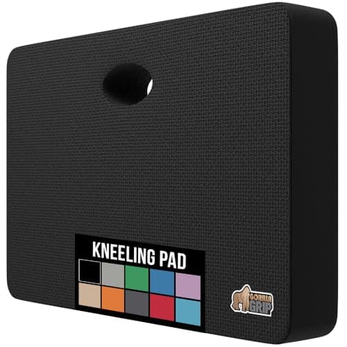 Gorilla Grip Kneeling Pad, Thick Water-Resistant Foam Cushion for ...