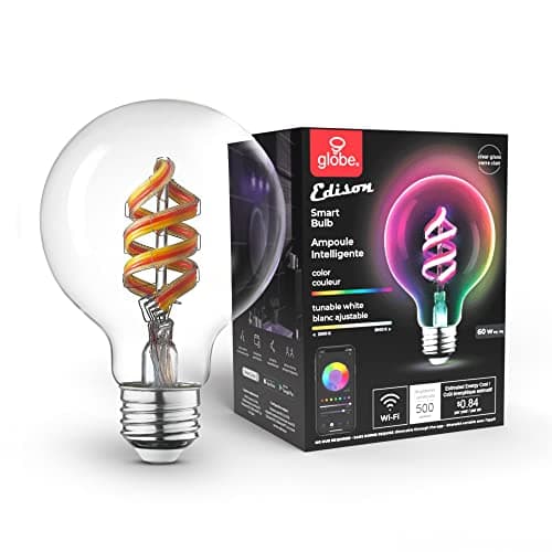 Globe Electric ampoule DEL Wi‑Fi intelligente multicolore équivalente à 60 W