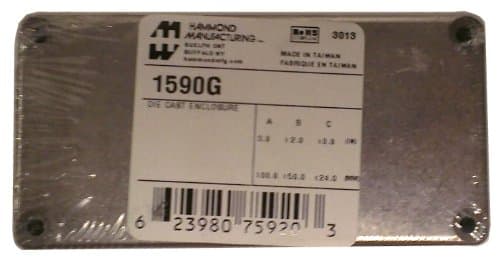 Hammond Manufacturing 1590 series boîtier en aluminium moulé sous pression