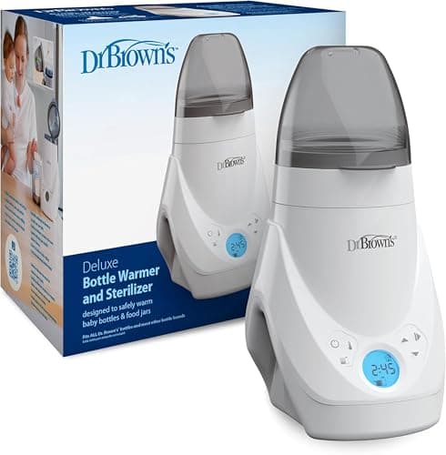 Dr. Brown’s Deluxe Baby Bottle Warmer and Sterilizer, For Baby Bottles ...
