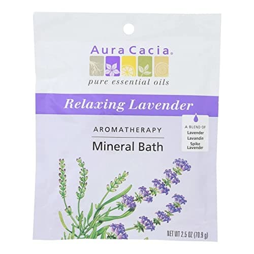 Aura Cacia Lavender Mineral Bath 2.5 oz. | Aura Cacia