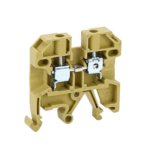 Weidmuller W Series 2.5mm Green DIN Rail Terminal for TS35 Rail Single ...