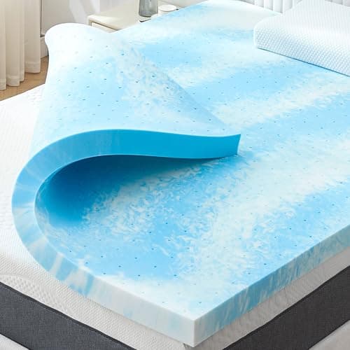 Amazon.com: 2 Inch Memory Foam Queen Mattress Topper,Cooling Gel ...