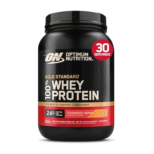 Optimum Nutrition Gold Standard 100% Whey Protein Strawberry 4.8 lbs ...