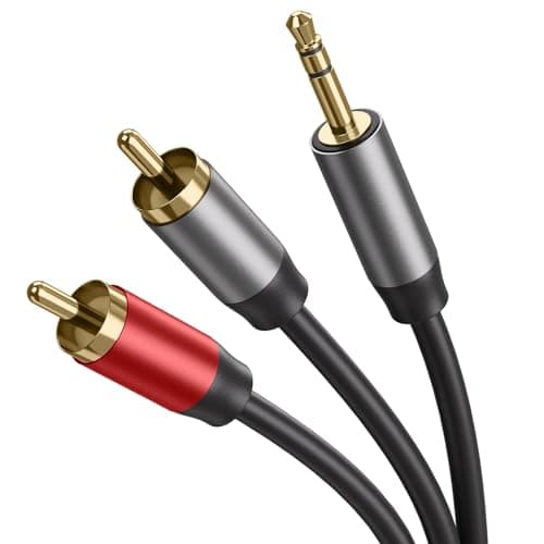 2X RCA Cable Hifi Stereo 3.5mm to 2RCA Audio Cable Aux RCA Jack 3.5 Y ...