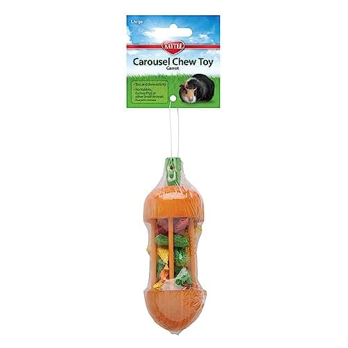 Kaytee Perfect Chews Rabbit Ka-Bob Colorful Wooden Toy for Small ...