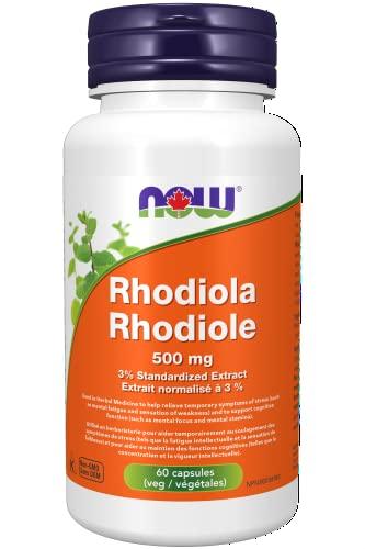 NOW Rhodiola 500mg 60 Capsules