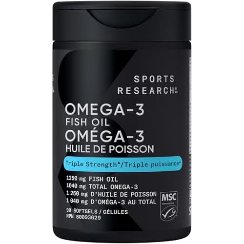 Sports Research® Omega-3 Fish Oil …