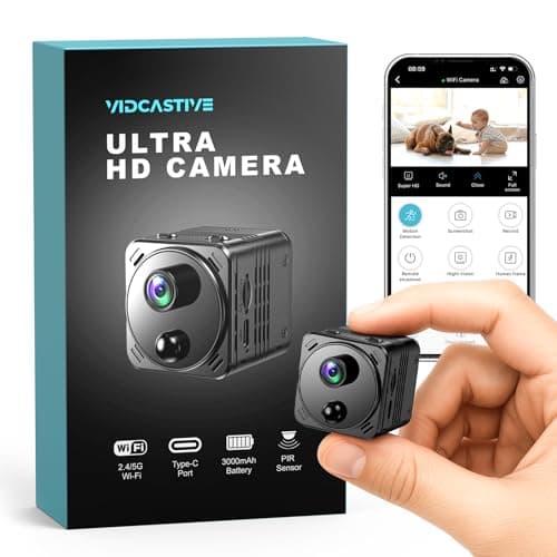 Caméra espion mini 4K Vidcastive