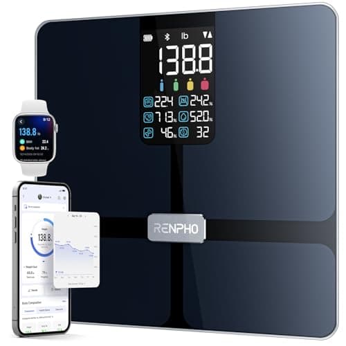RENPHO Bluetooth Body Fat Scale, Smart BMI Scale Digital Bathroom ...
